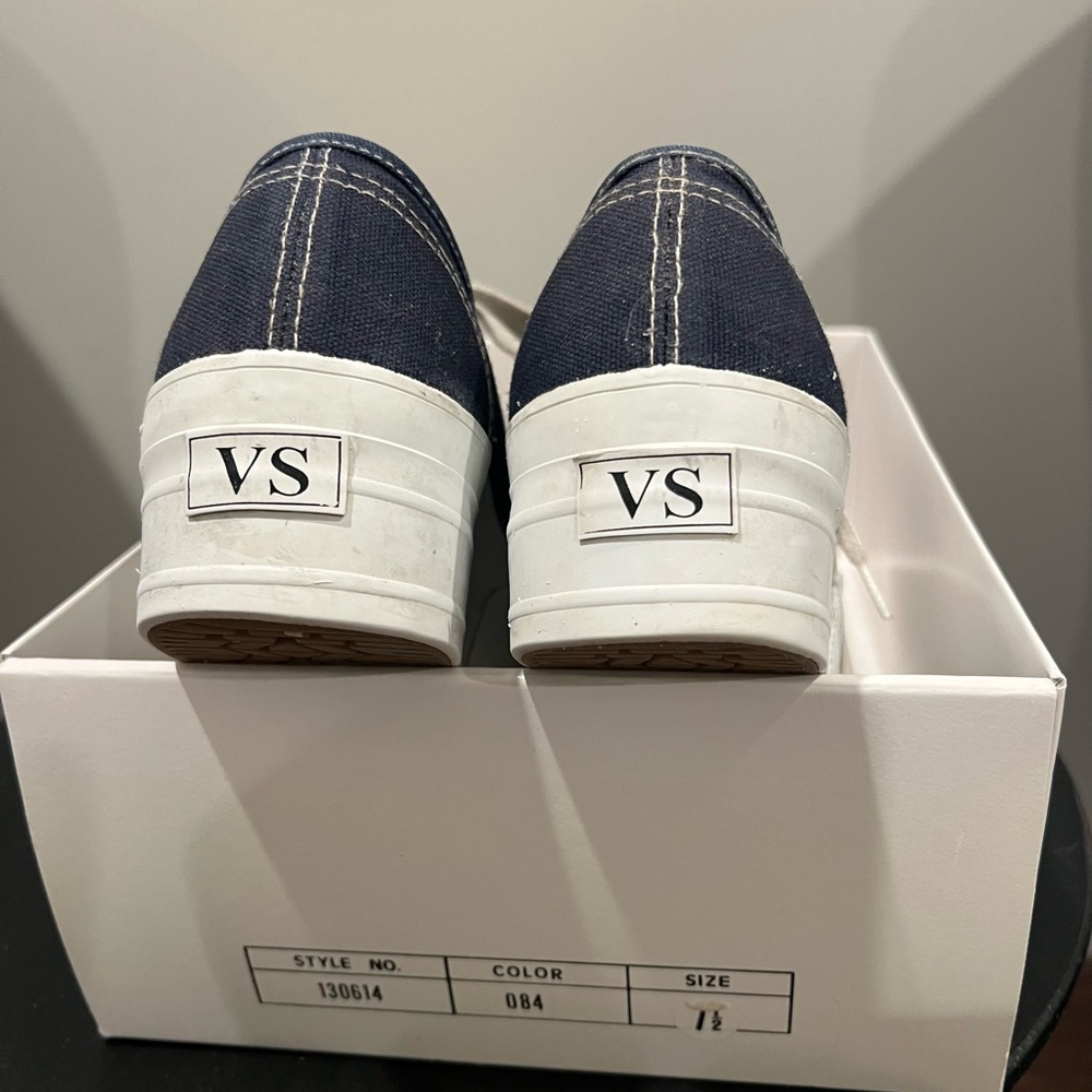 Vintage Victorias Secret platform tennis shoes-Size 7.5 Navy